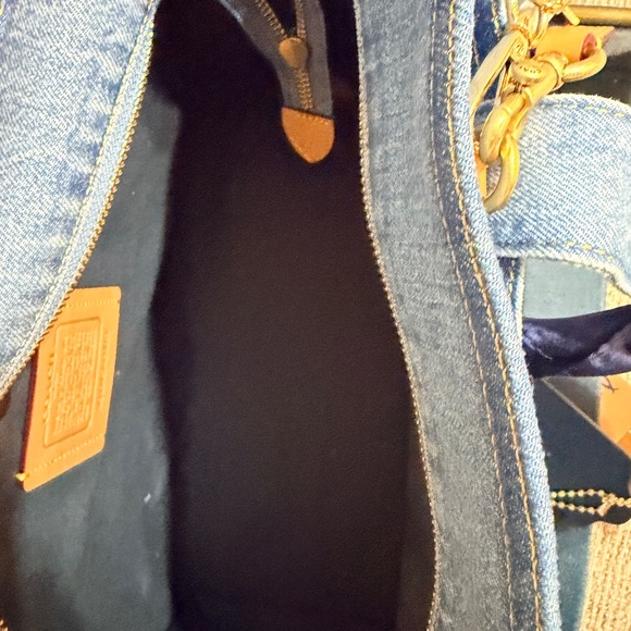 Coach Denim Cargo Tote - Picture 7 of 7